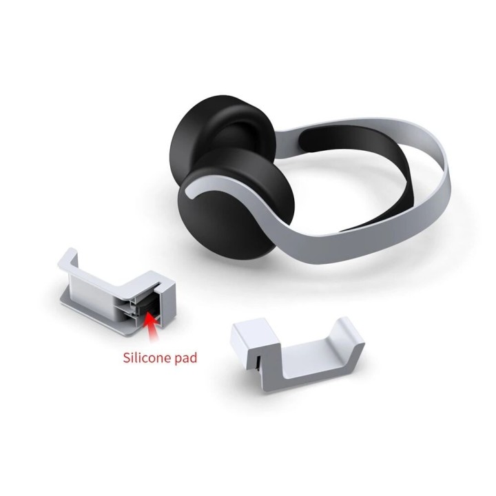 Support pour casque sur PlayStation 5 / PS5 DOBE TP5-0595 blanc