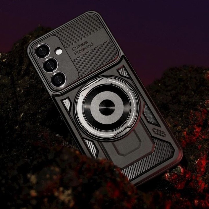 Coque ARMOR RING 360° MAG Samsung Galaxy A57 5G (A576) noir
