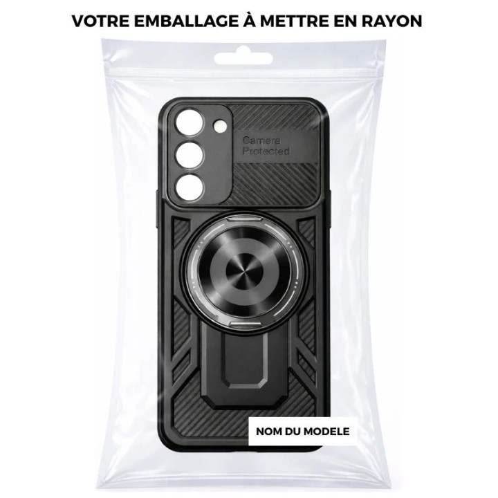 Coque ARMOR RING 360° MAG Samsung Galaxy A57 5G (A576) noir
