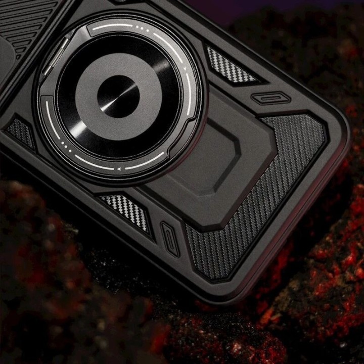 Coque ARMOR RING 360° MAG Samsung Galaxy A55 5G (A556) noir