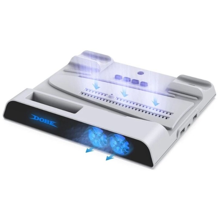 Station de charge multifonctions, refroidissement, charge 2 manettes pour PlayStation 5 / PS5 DOBE TP5-0599
