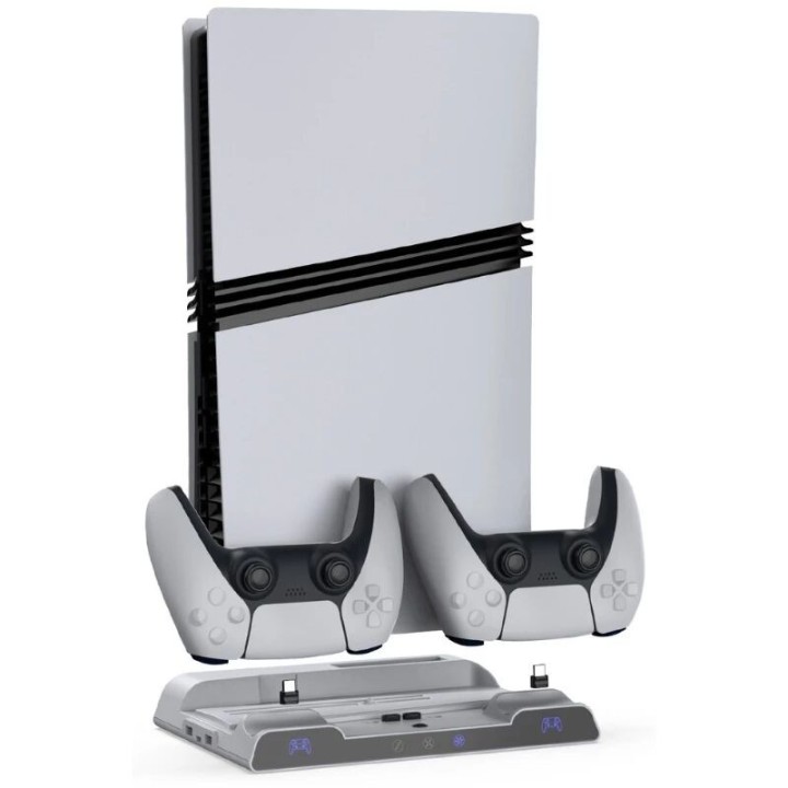 Station de charge multifonctions, refroidissement, charge 2 manettes pour PlayStation 5 / PS5 DOBE TP5-0599