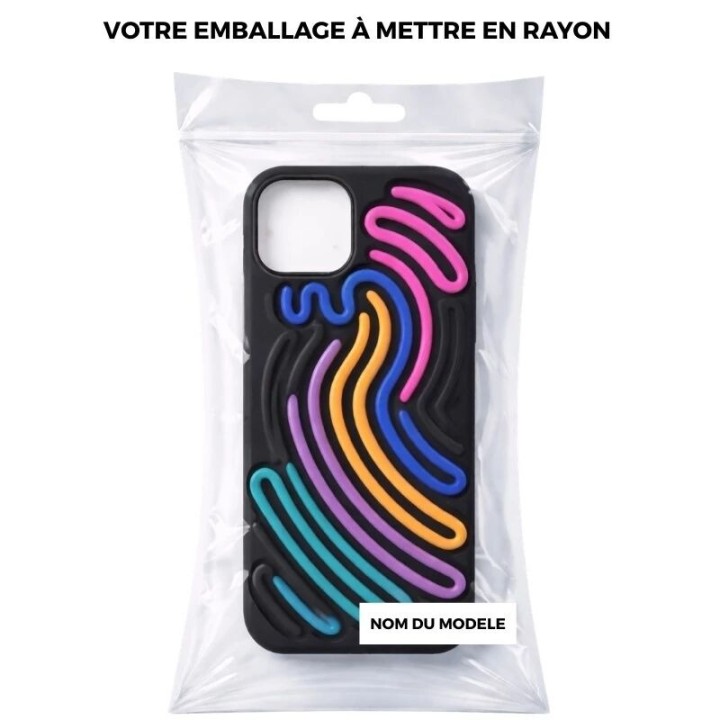 Coque ARTLINE 3D iPhone 16 Pro noir