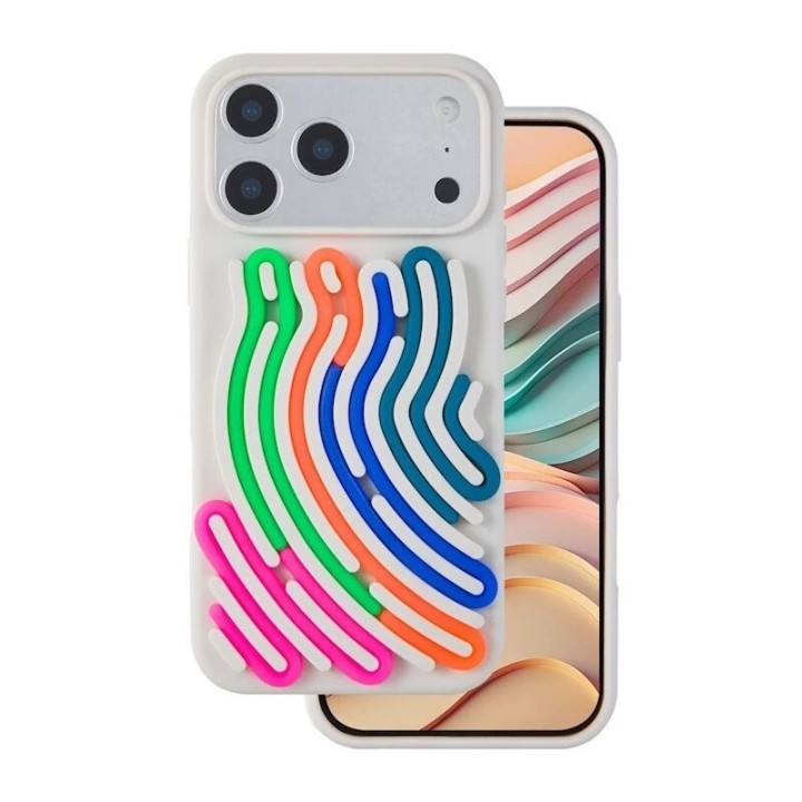 Coque ARTLINE 3D iPhone 17 Pro Max / iPhone 18 Pro Max beige