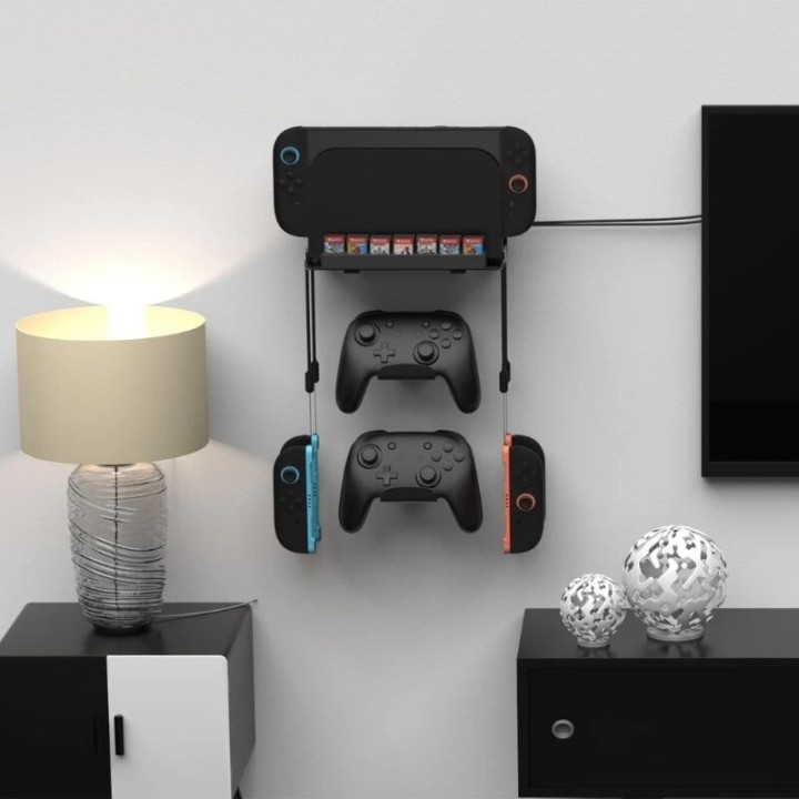 Support mural pour base de Nintendo Switch 2/N-S DOBE TNS-31113 noir