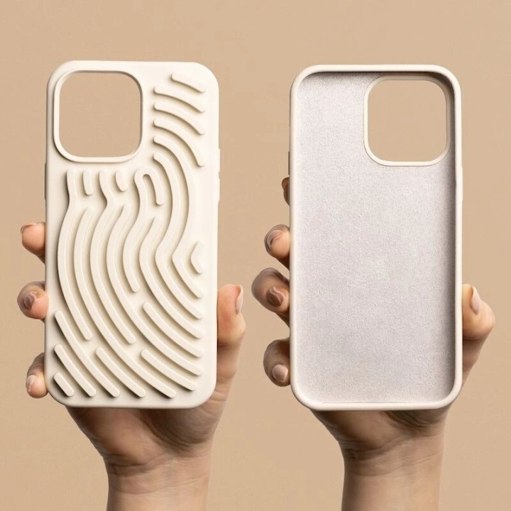 Coque ARTLINE 3D iPhone 17 Pro Max / iPhone 18 Pro Max beige