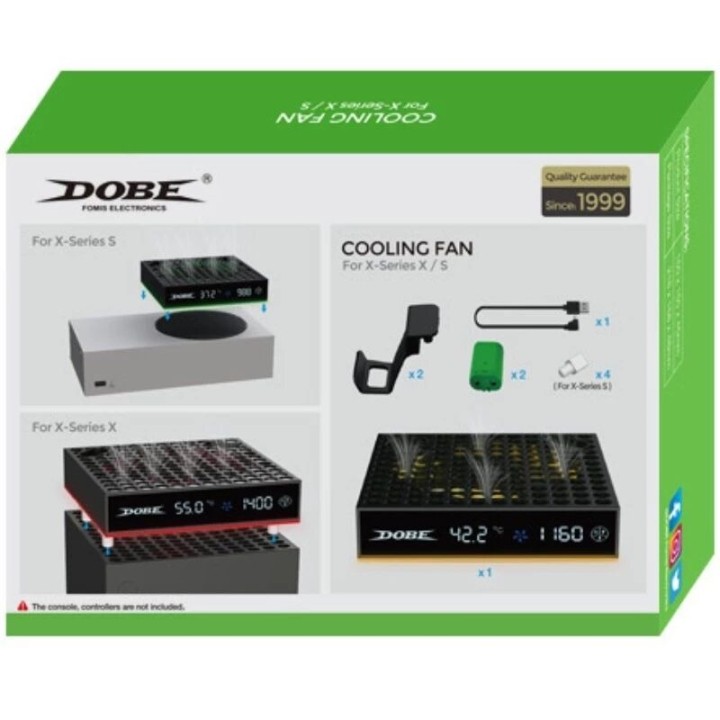 Support, station de charge et ventilateur de refroidissement pour Xbox Serie S / Serie X avec fonction de controle de températur