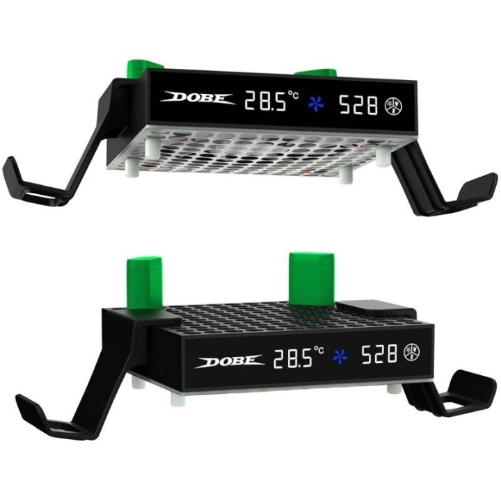 Support, station de charge et ventilateur de refroidissement pour Xbox Serie S / Serie X avec fonction de controle de températur