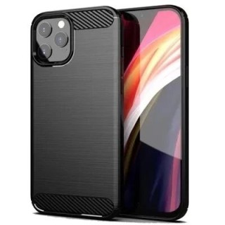 Coque CARBON SHOCK iPhone 13 Pro noir