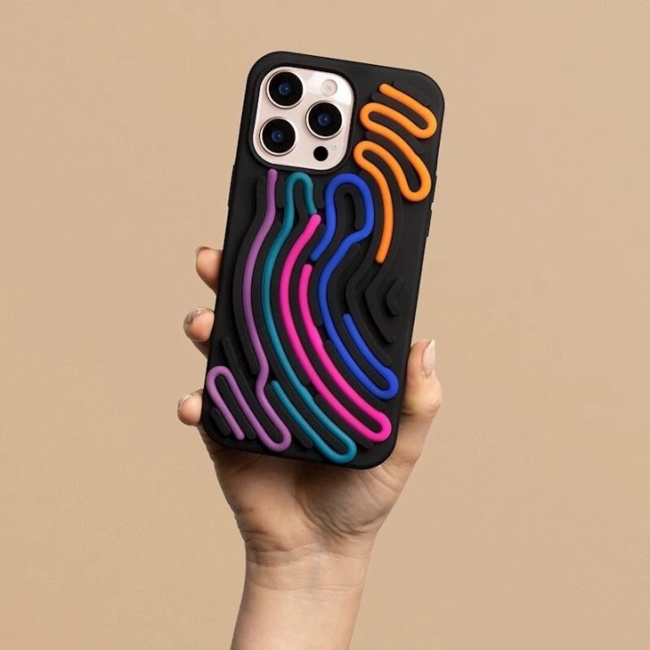 Coque ARTLINE 3D iPhone 16 Pro Max noir