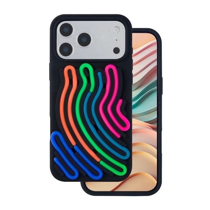 Coque ARTLINE 3D iPhone 17 Pro / iPhone 18 Pro noir