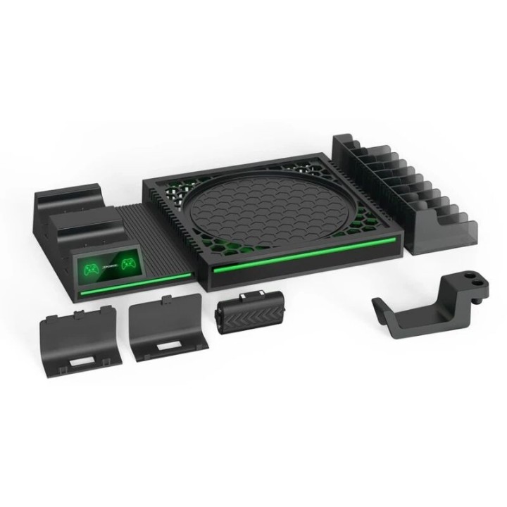 Support, station de charge multifonction pour Xbox Series X / Series One DOBE TYX-1622 noir