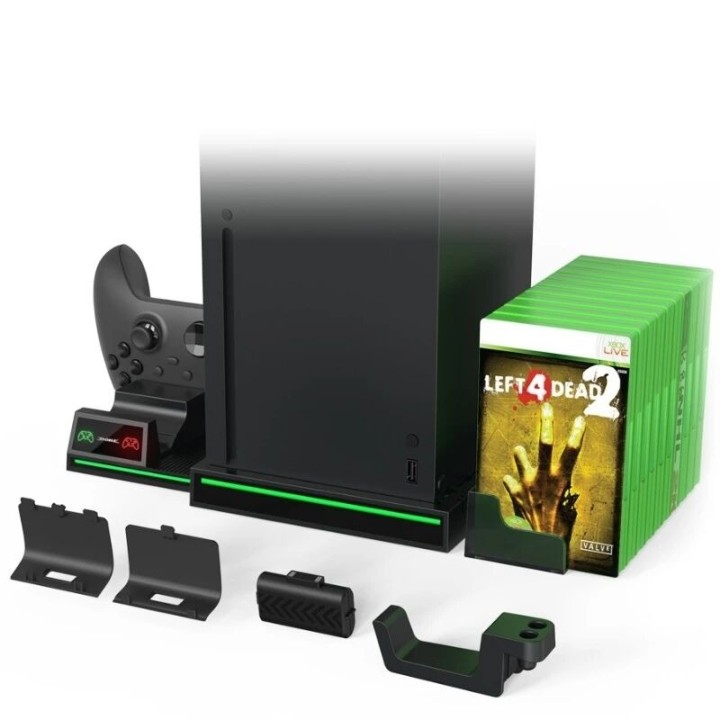 Support, station de charge multifonction pour Xbox Series X / Series One DOBE TYX-1622 noir