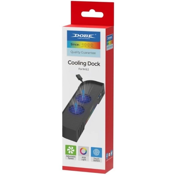 Ventilateur de refroidissement pour Nintendo Switch 2 DOBE TNS-31111 noir