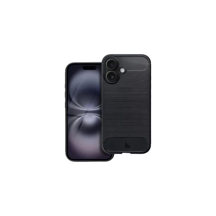 Coque CARBON SHOCK iPhone 16 noir