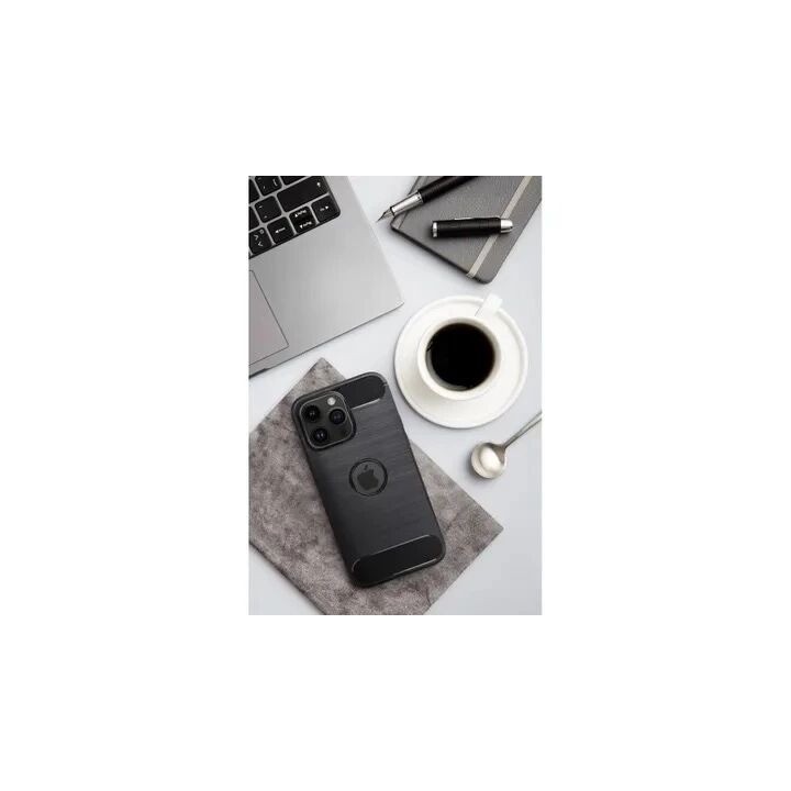 Coque CARBON SHOCK iPhone 16 noir