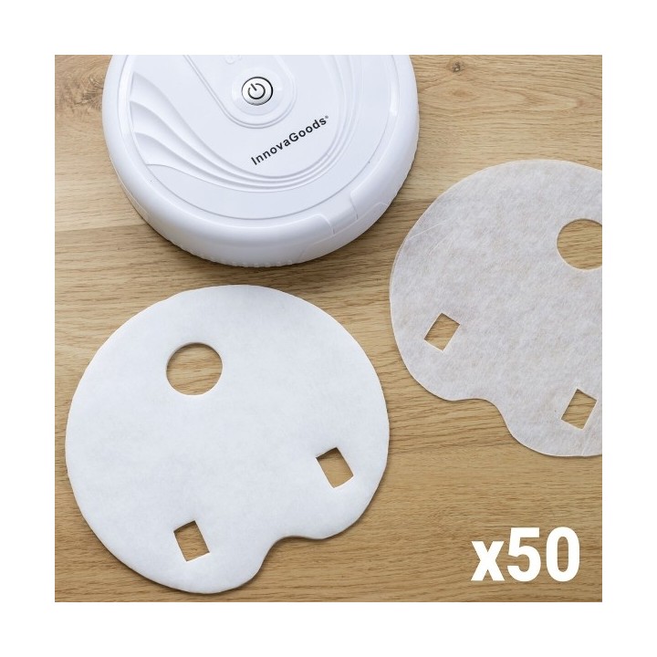 Serpillières de Rechange pour Robots Nettoyants InnovaGoods Pack de 50 unités