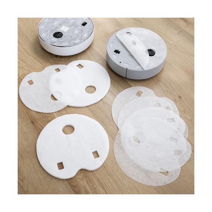 Serpillières de Rechange pour Robots Nettoyants InnovaGoods Pack de 50 unités