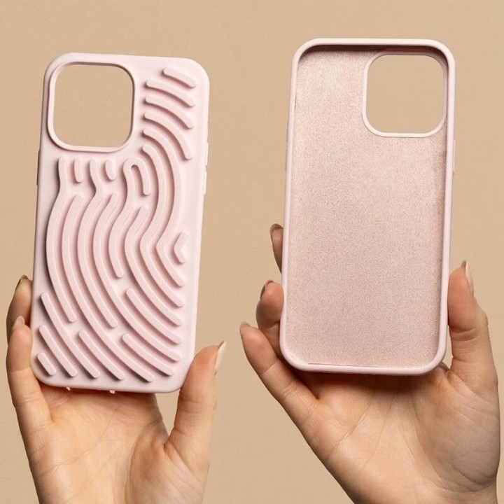Coque ARTLINE 3D iPhone 17 / iPhone 18 rose