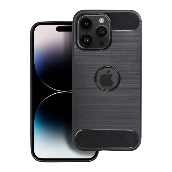 Coque CARBON SHOCK iPhone 14 Plus noir