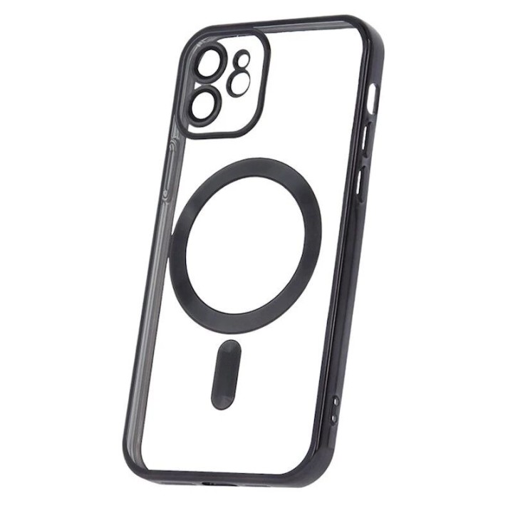 Coque CHROME EDGE MAG iPhone 13 Pro Max noir