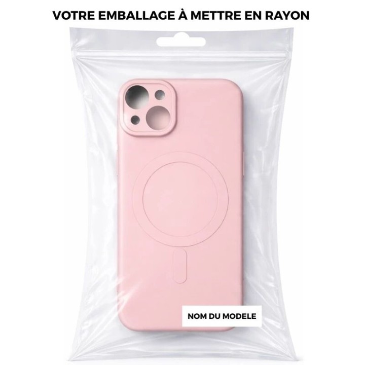 Coque PURE COLOR MAG iPhone 17 Air rose