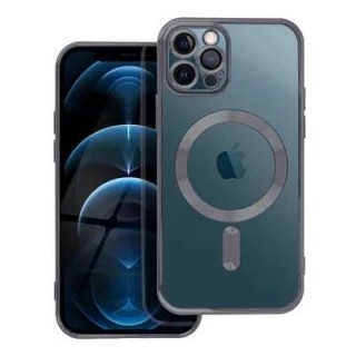 Coque CRYSTAL EDGE MAG iPhone 12 - iPhone 12 Pro noir