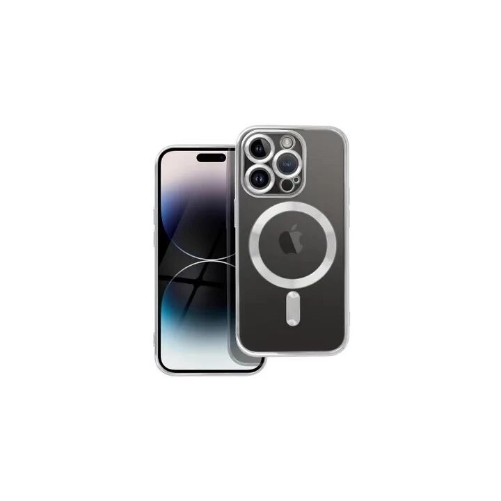 Coque CRYSTAL EDGE MAG iPhone 14 Pro argent