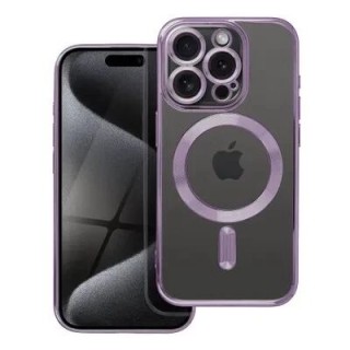 Coque CRYSTAL EDGE MAG iPhone 15 Pro violet