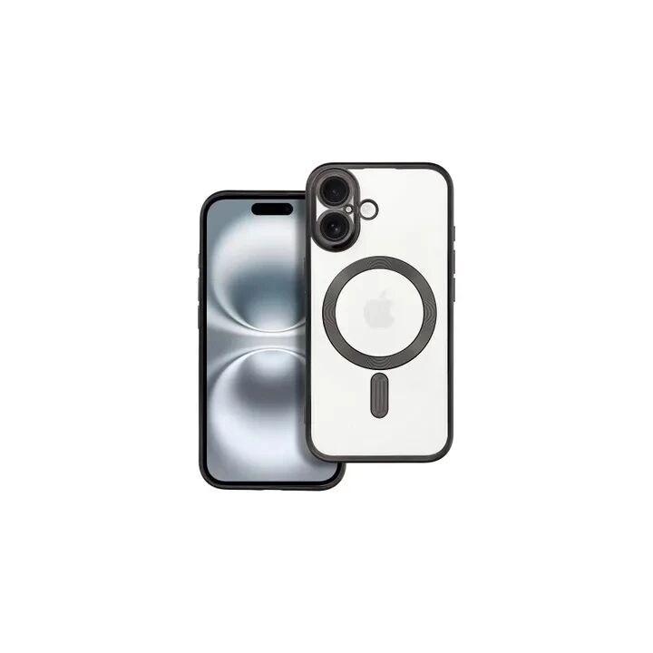 Coque CRYSTAL EDGE MAG iPhone 16 noir