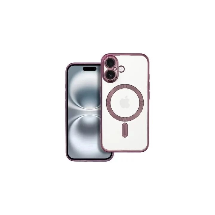 Coque CRYSTAL EDGE MAG iPhone 16 Plus violet