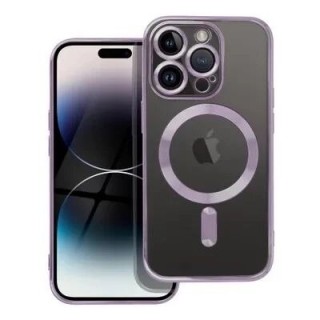 Coque CRYSTAL EDGE MAG iPhone 14 Pro violet