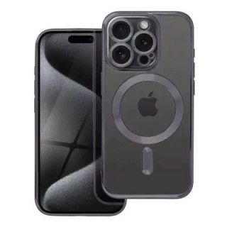 Coque CRYSTAL EDGE MAG iPhone 15 Pro noir