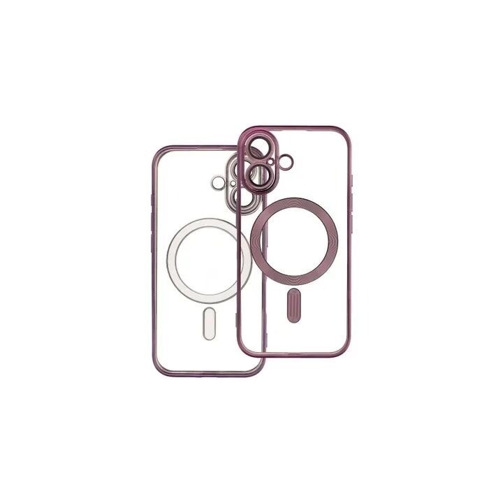 Coque CRYSTAL EDGE MAG iPhone 16 violet