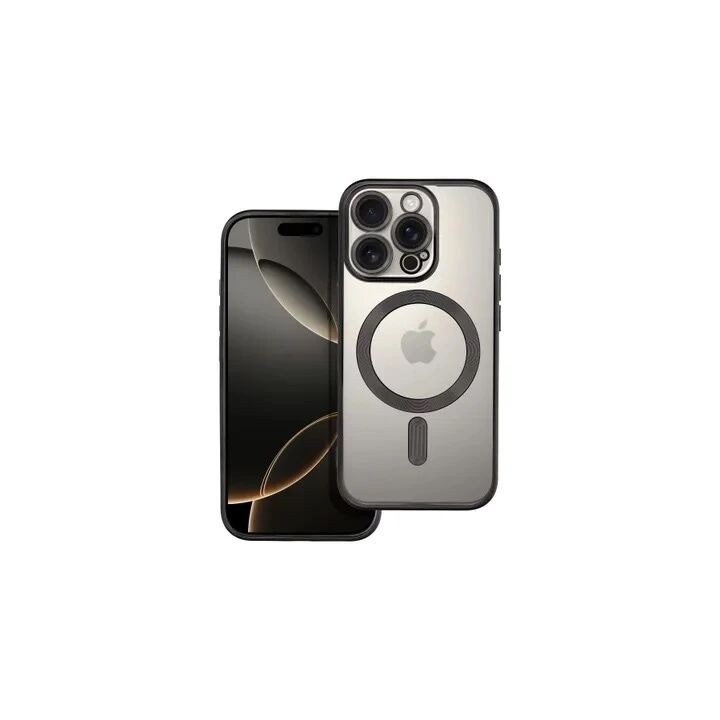 Coque CRYSTAL EDGE MAG iPhone 16 Pro Max noir