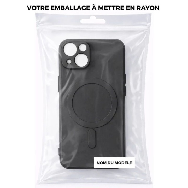 Coque PURE COLOR MAG iPhone 17 Air noir