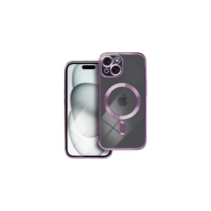 Coque CRYSTAL EDGE MAG iPhone 15 violet