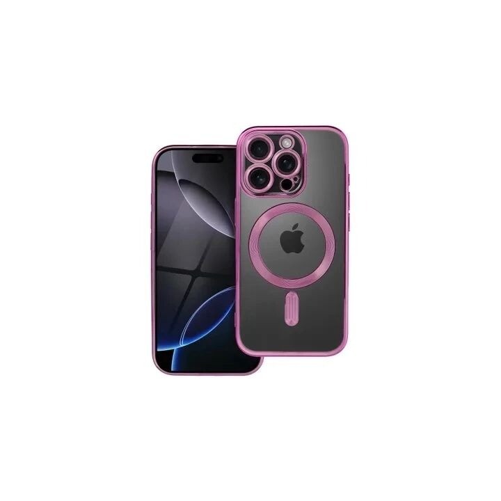 Coque CRYSTAL EDGE MAG iPhone 16 Pro rose