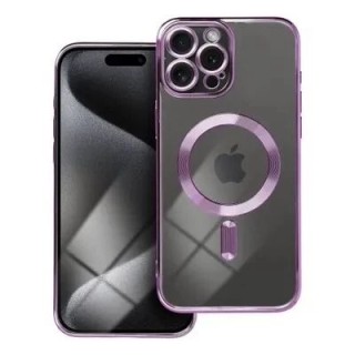 Coque CRYSTAL EDGE MAG iPhone 15 Pro Max violet