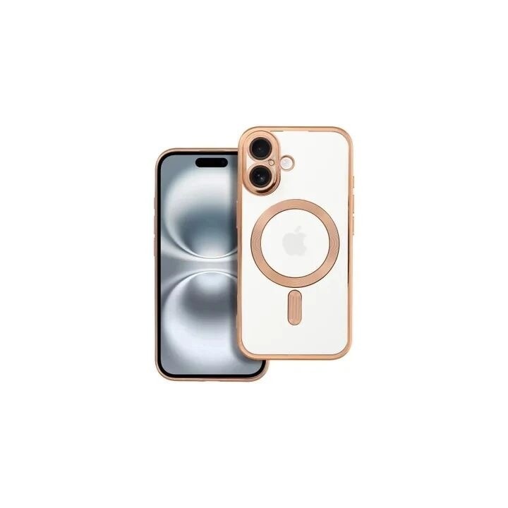 Coque CRYSTAL EDGE MAG iPhone 16 or