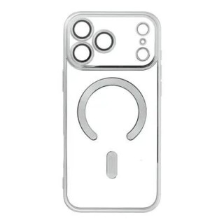 Coque CRYSTAL EDGE MAG iPhone 17 Pro Max / iPhone 18 Pro Max argent
