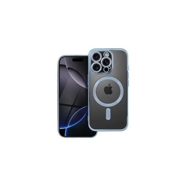 Coque CRYSTAL EDGE MAG iPhone 16 Pro Max bleu