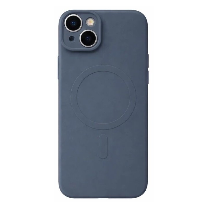 Coque PURE COLOR MAG iPhone 15 bleu marine