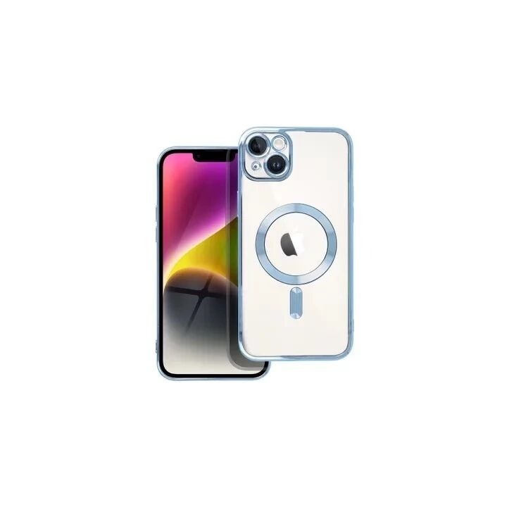 Coque CRYSTAL EDGE MAG iPhone 14 Plus bleu