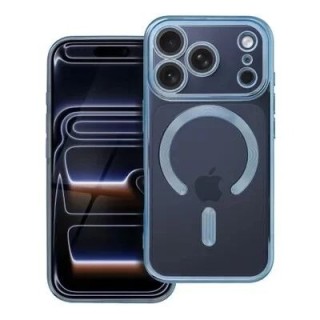 Coque CRYSTAL EDGE MAG iPhone 17 Pro / iPhone 18 Pro bleu