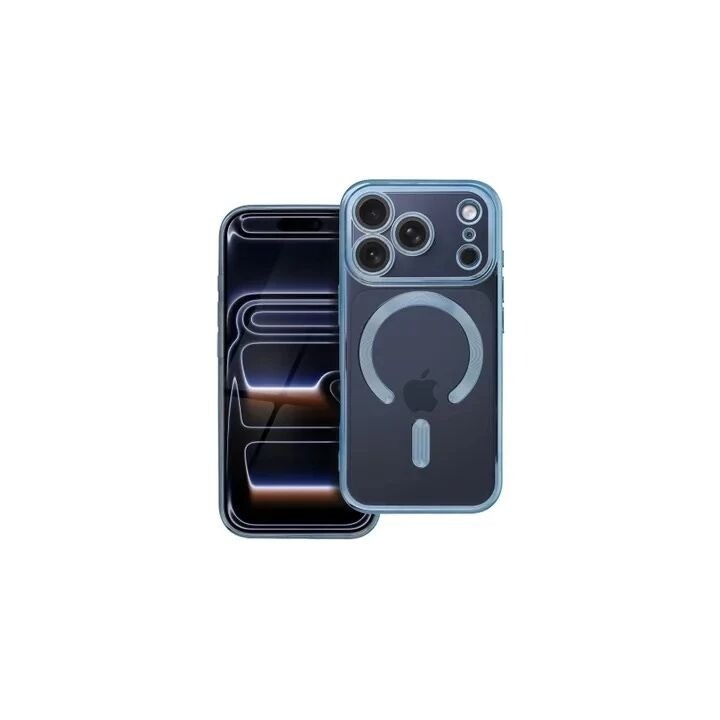 Coque CRYSTAL EDGE MAG iPhone 17 Pro / iPhone 18 Pro bleu