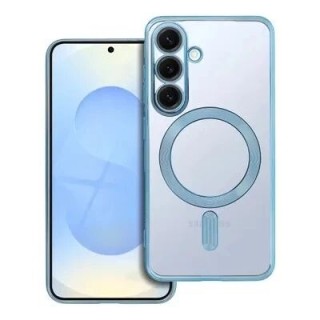 Coque CRYSTAL EDGE MAG Samsung Galaxy S25 (S931) bleu