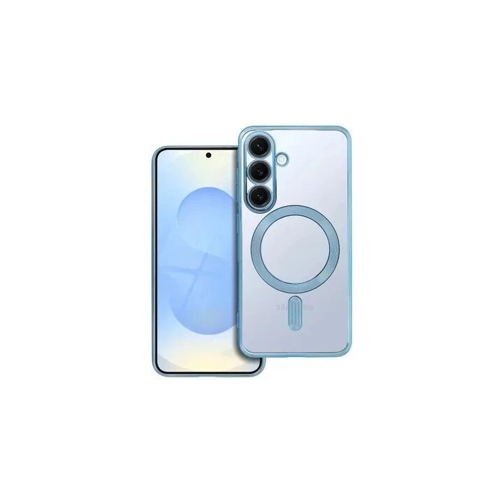 Coque CRYSTAL EDGE MAG Samsung Galaxy S25 (S931) bleu
