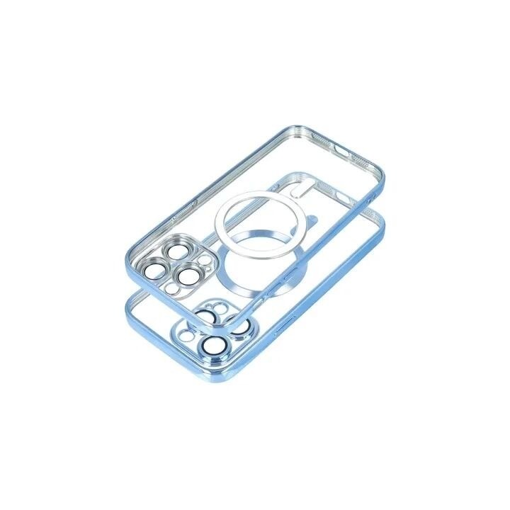 Coque CRYSTAL EDGE MAG iPhone 14 Plus bleu