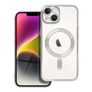 Coque CRYSTAL EDGE MAG iPhone 14 - iPhone 13 argent